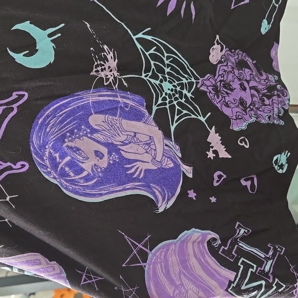 Killstar x Monster High Black and Purple Skater Skirt, Like New - Picture 8 of 12